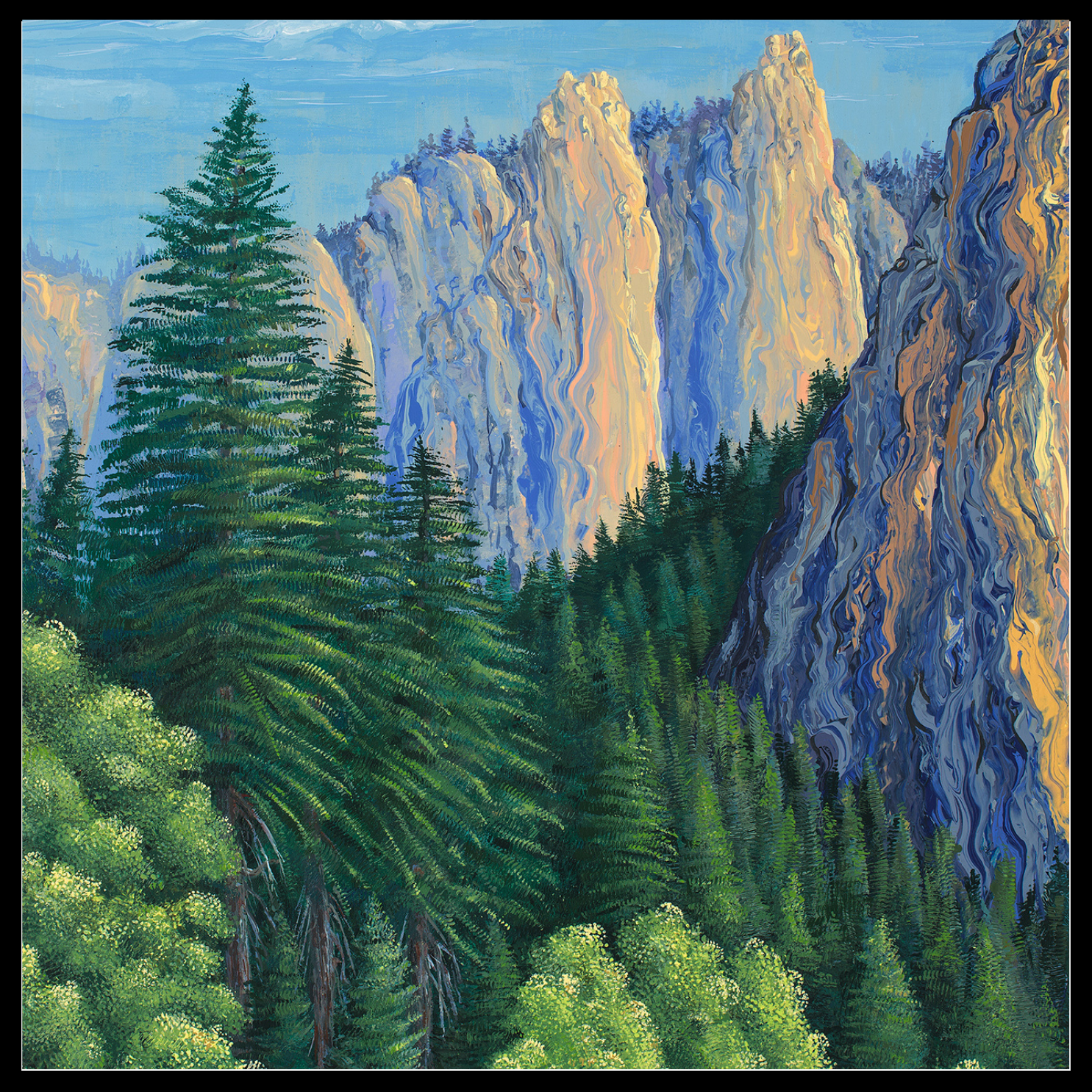 Yosemite Cathedral Rocks